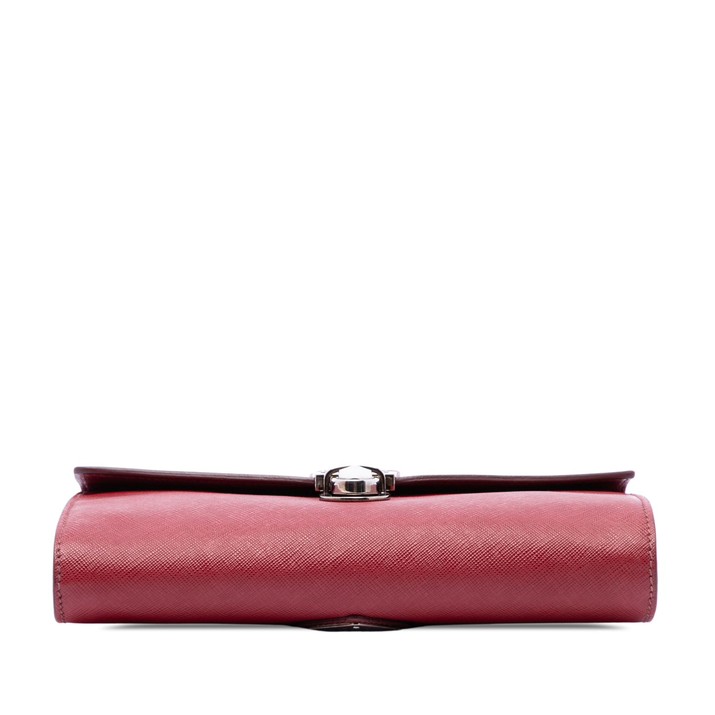 Prada Saffiano Envelope Pushlock Clutch