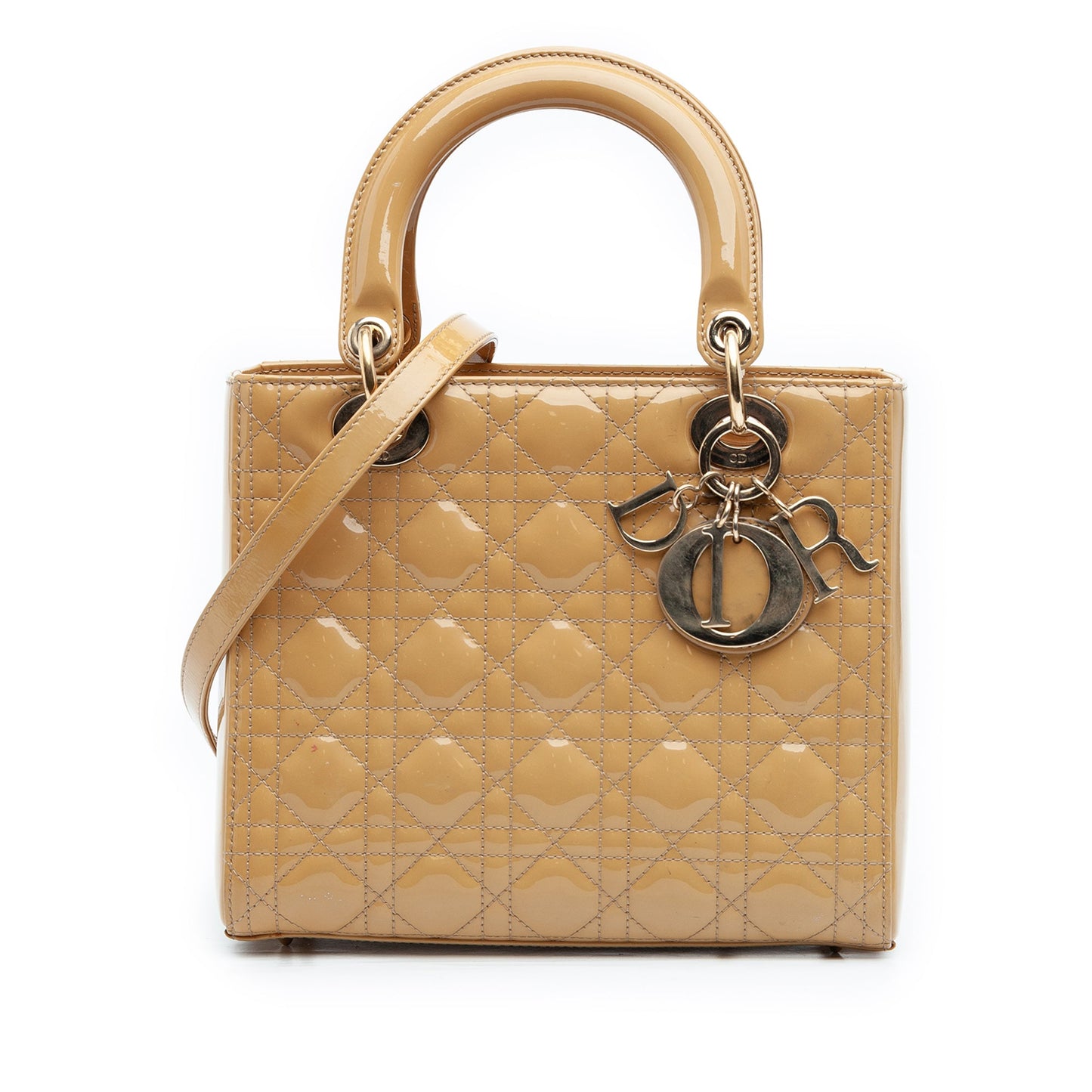 Dior Medium Patent Cannage Lady Dior