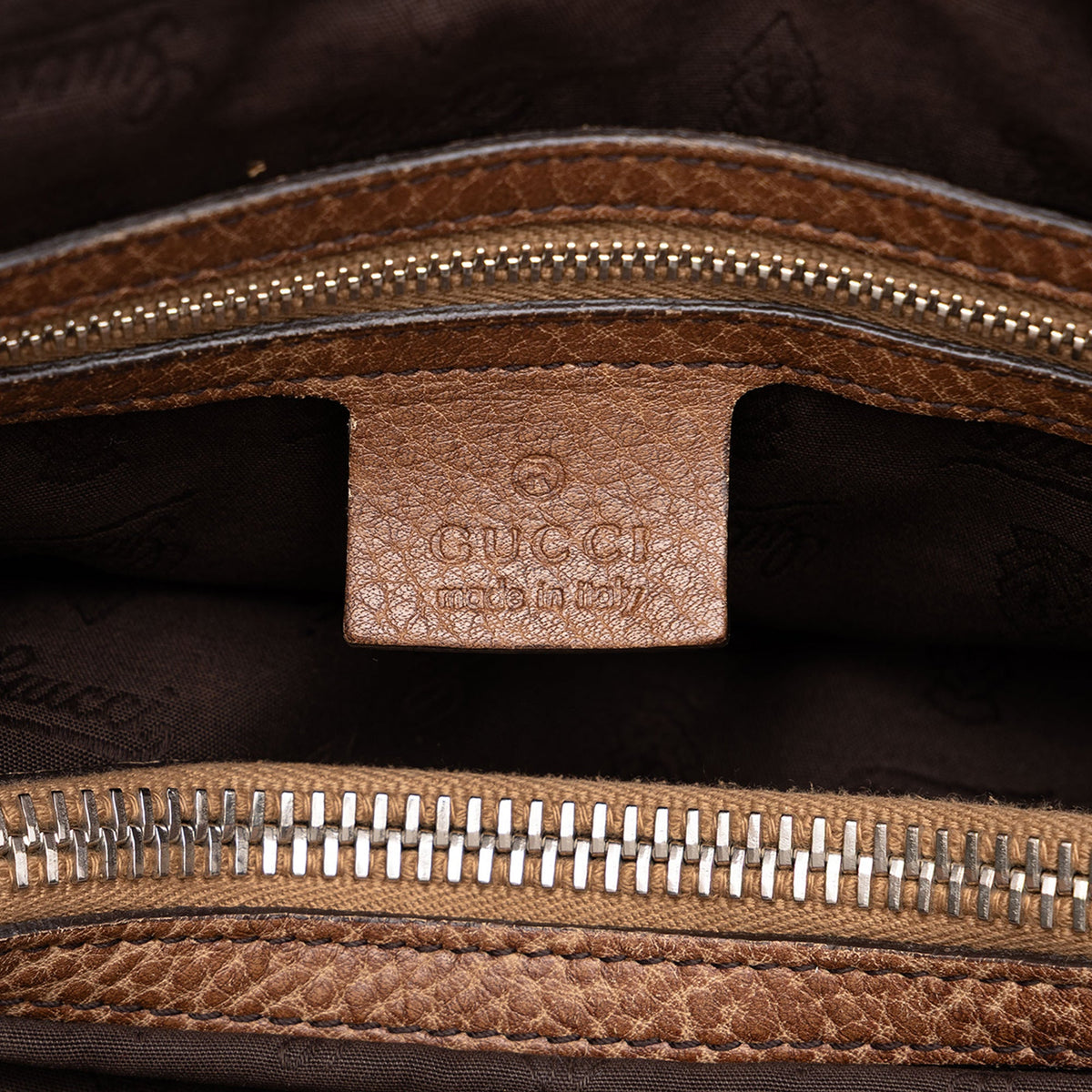 Gucci Medium GG Canvas Bamboo Libeccio Tote — Beige