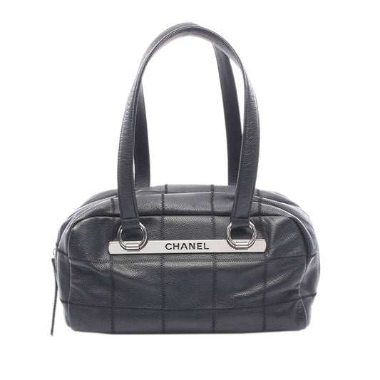 Chanel Caviar Choco Bar Handbag