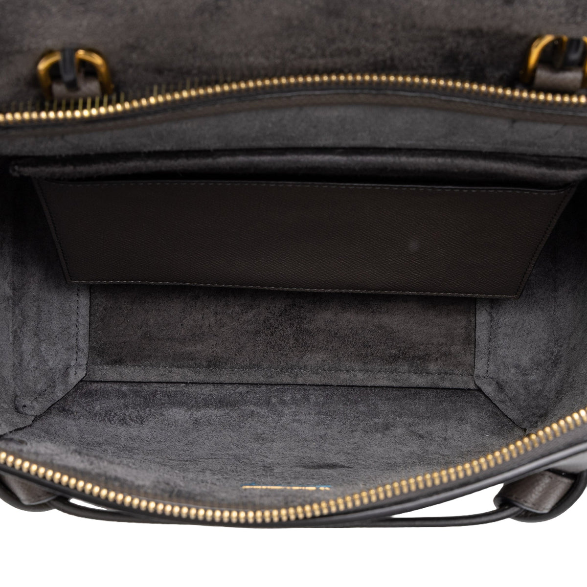 Celine Micro Grained Calfskin Belt Bag — Gray