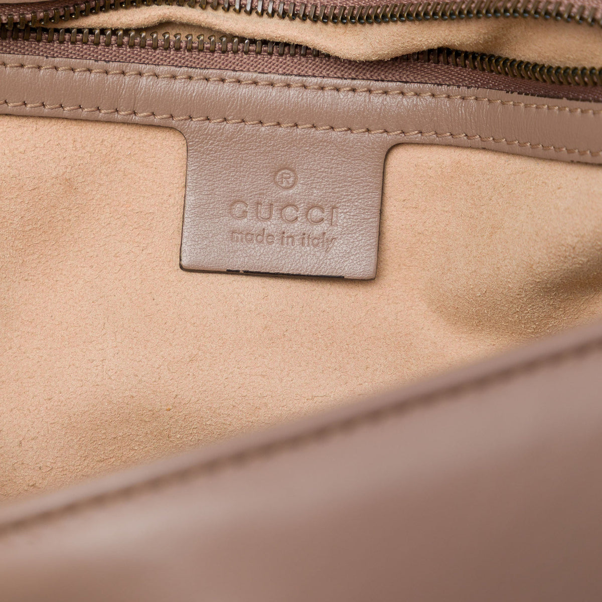 Gucci Large GG Marmont Matelasse Calfskin Shoulder Bag — Brown