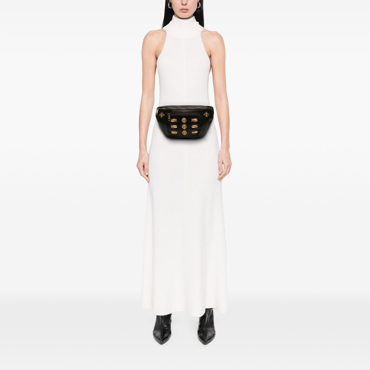 Leather Animalier Belt Bag