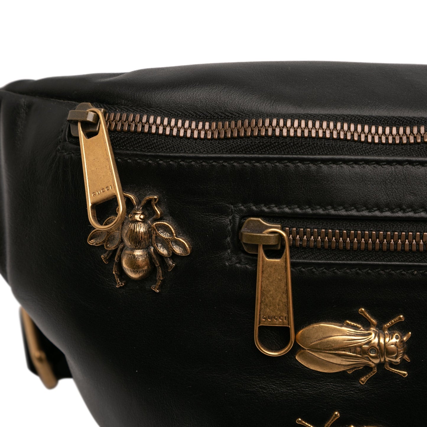 Leather Animalier Belt Bag