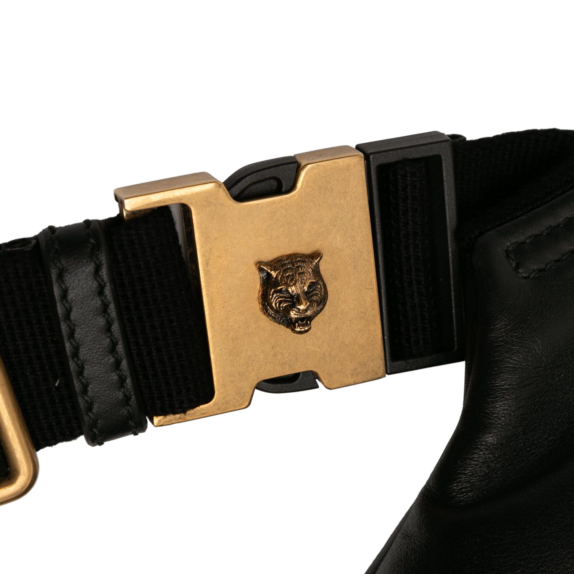 Leather Animalier Belt Bag