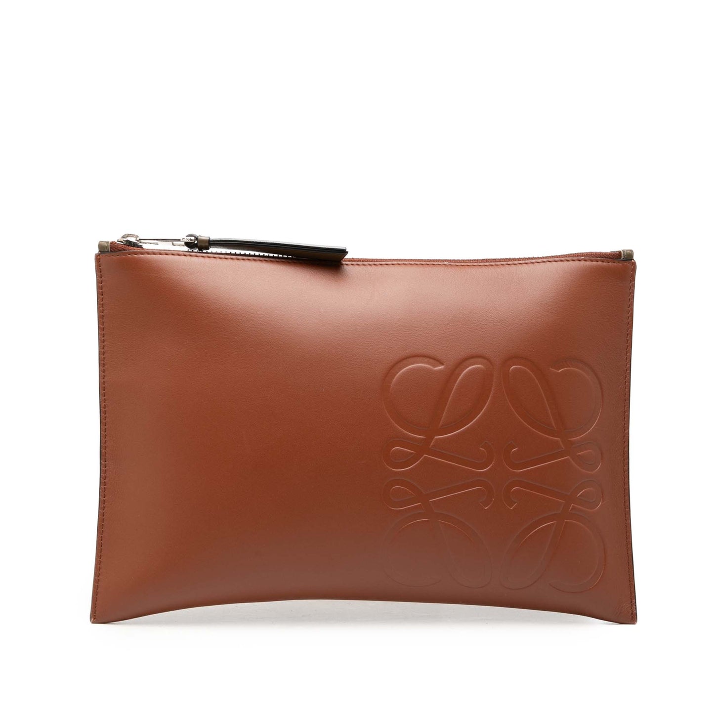 LOEWE Leather Anagram Flat Pouch