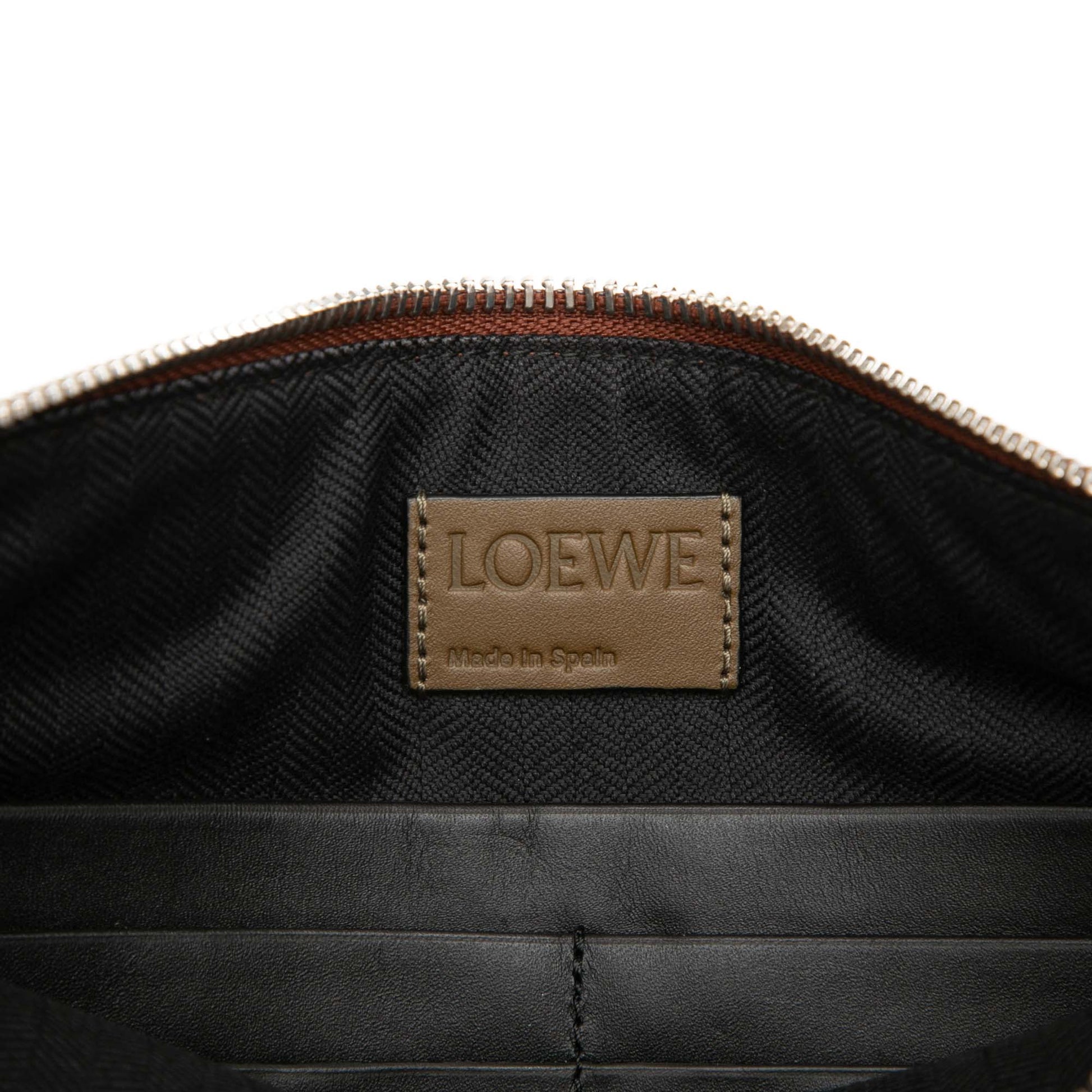 LOEWE Leather Anagram Flat Pouch