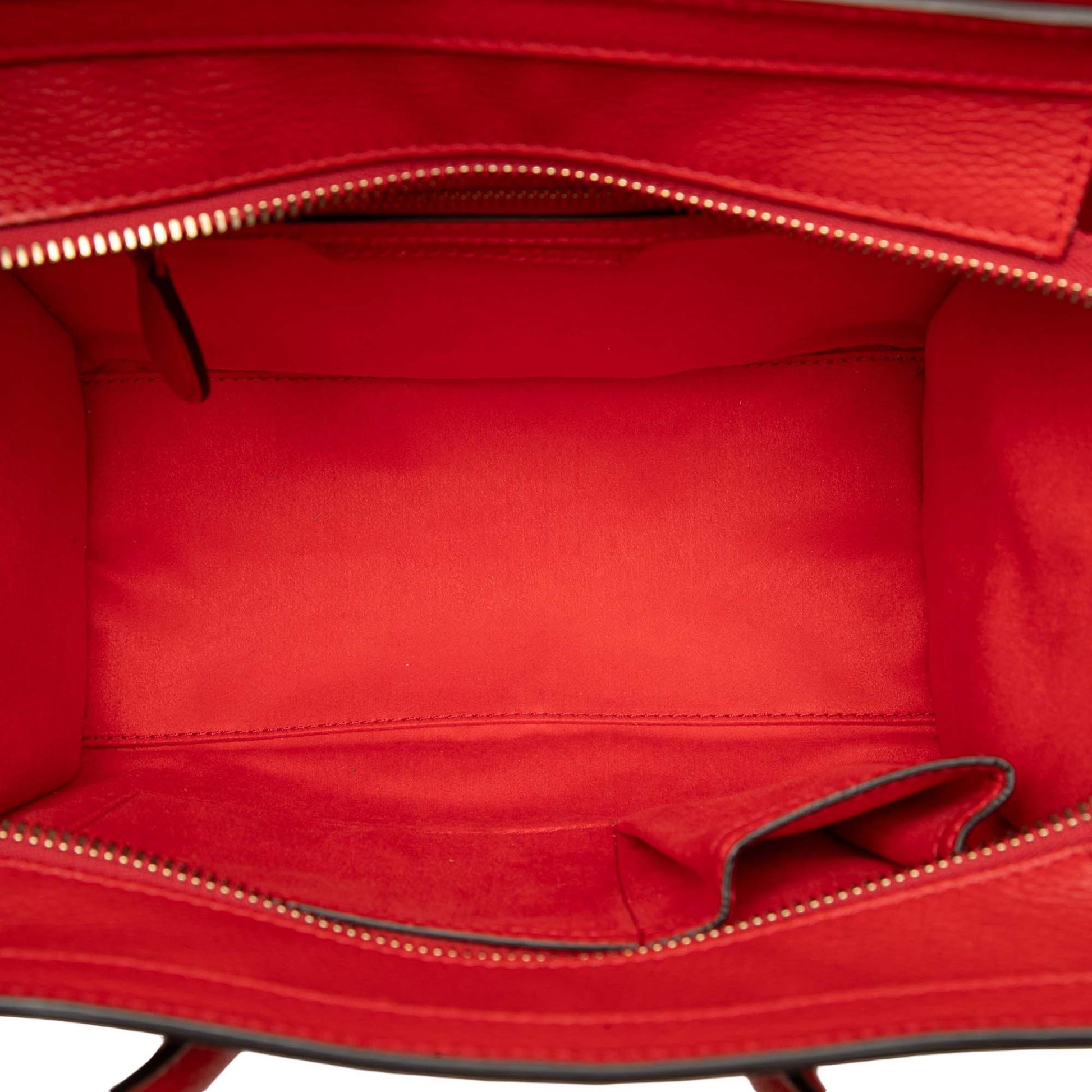 Celine Micro Calfskin Luggage Tote