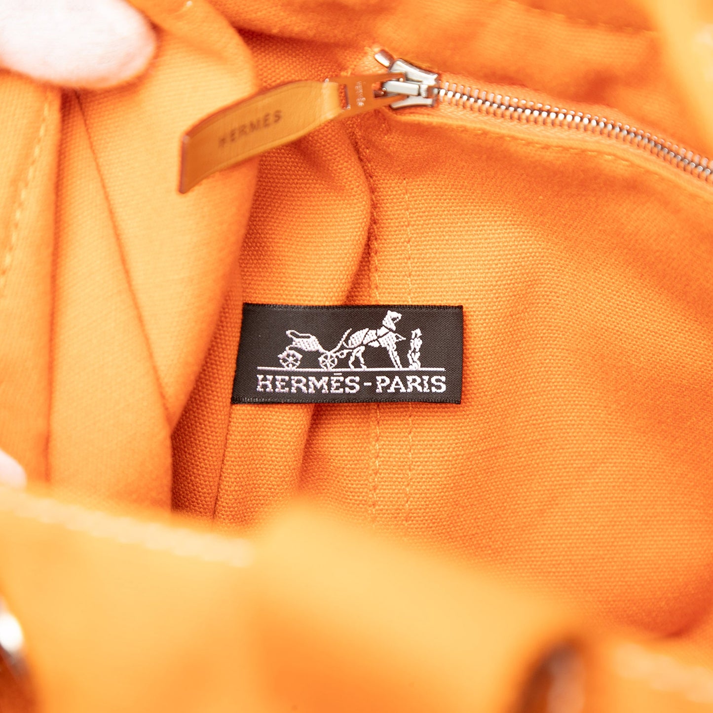 Hermès Canvas Fourre Tout MM