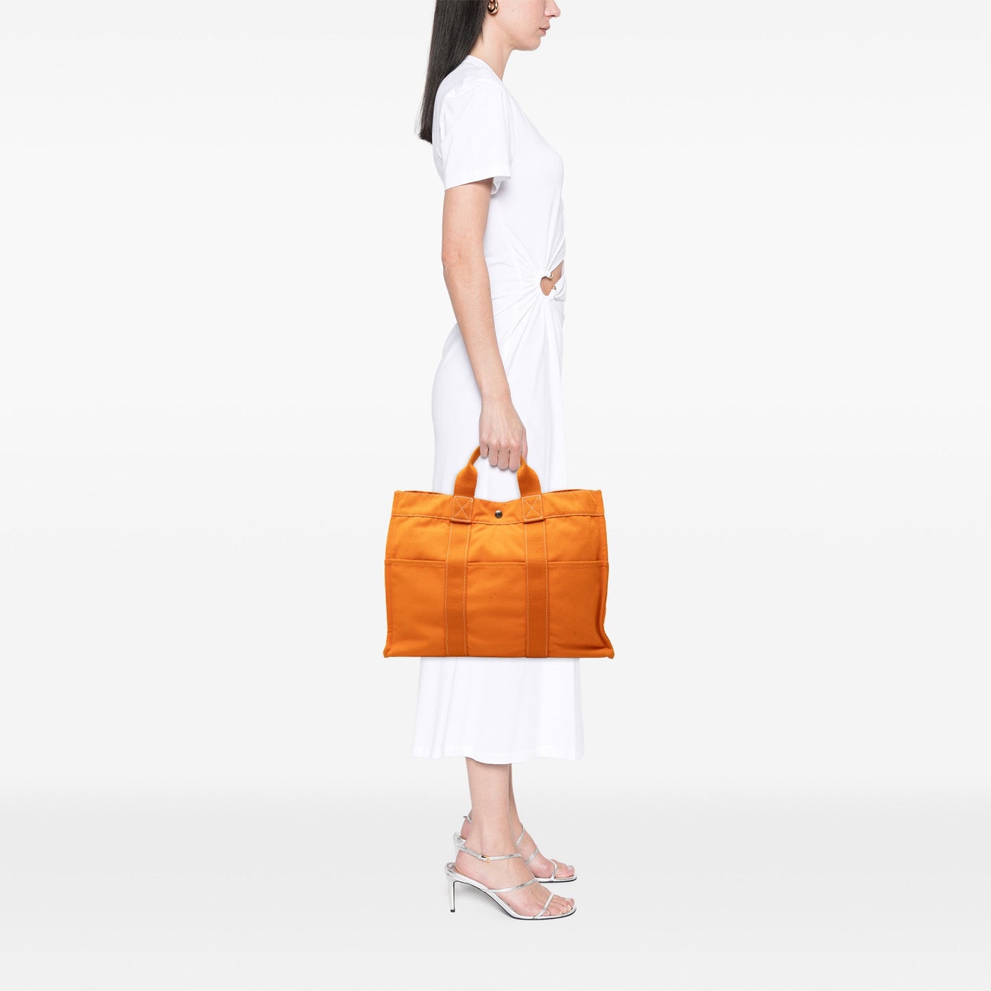 Hermès Canvas Fourre Tout MM