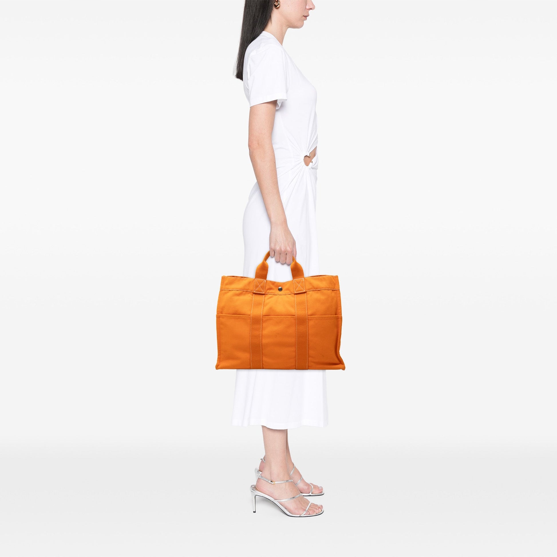 Hermès Canvas Fourre Tout MM