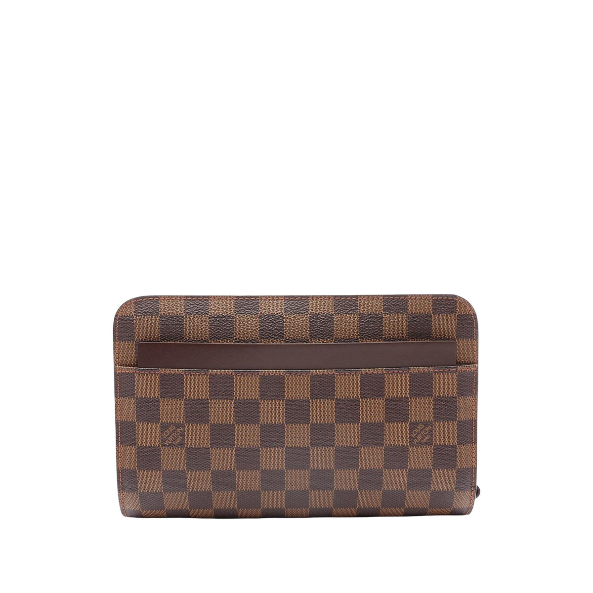 Louis Vuitton Damier Ebene Saint Louis Pochette — Brown