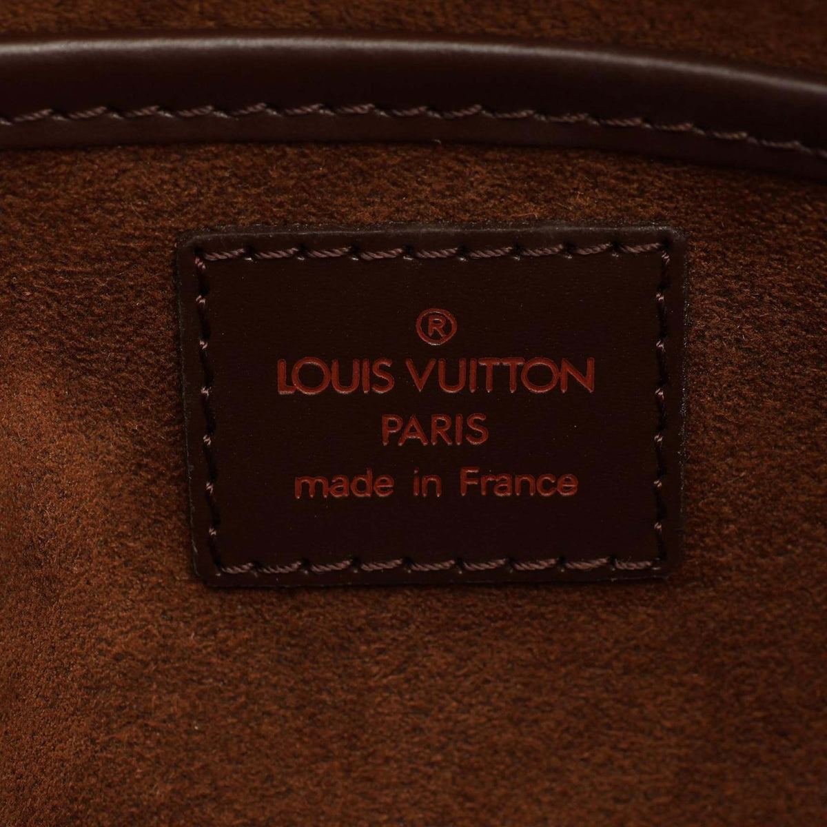 Louis Vuitton Damier Ebene Saint Louis Pochette — Brown