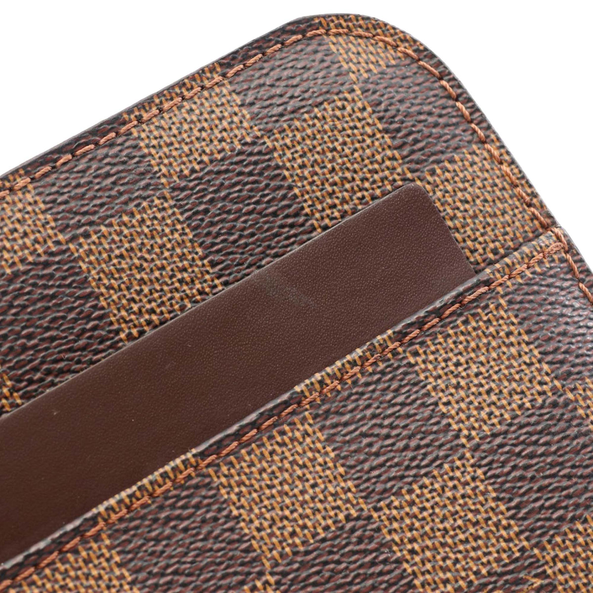 Louis Vuitton Damier Ebene Saint Louis Pochette — Brown