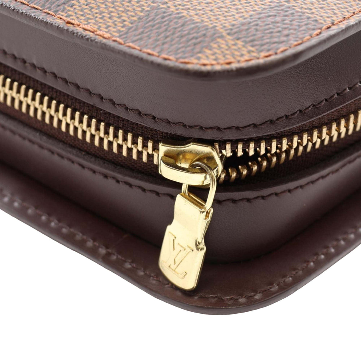 Louis Vuitton Damier Ebene Saint Louis Pochette — Brown