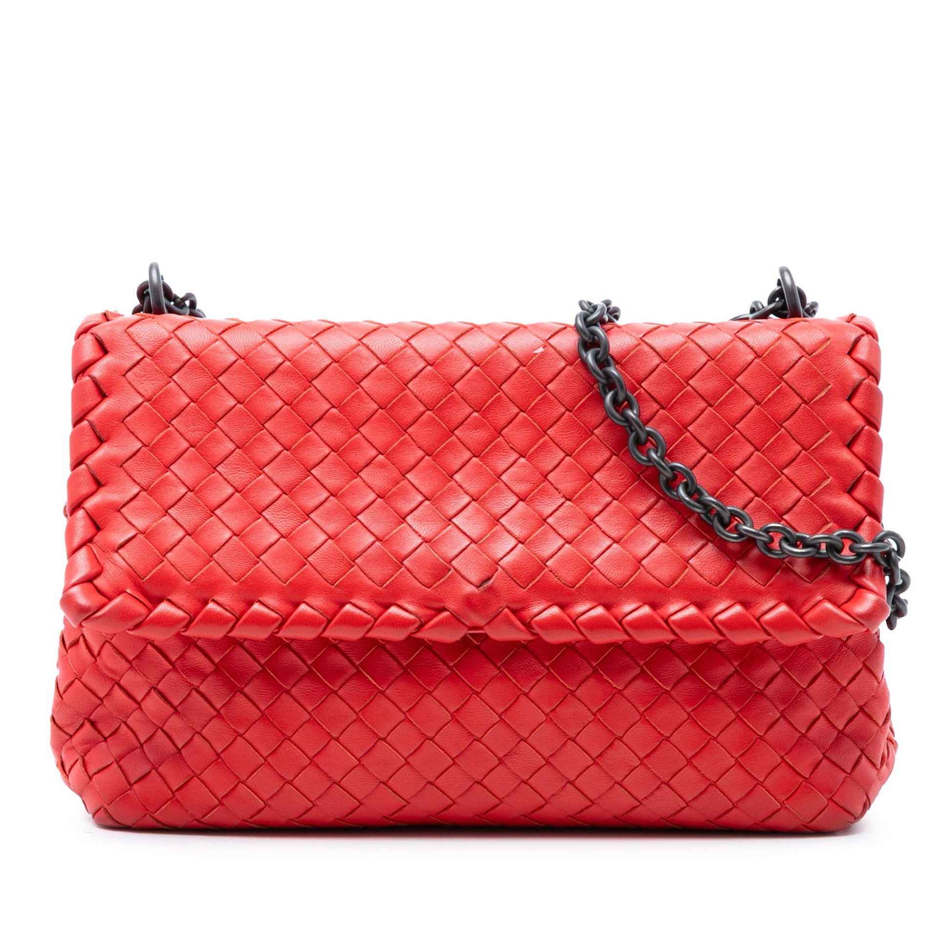 Bottega Veneta Small Nappa Intrecciato Olimpia Shoulder Bag