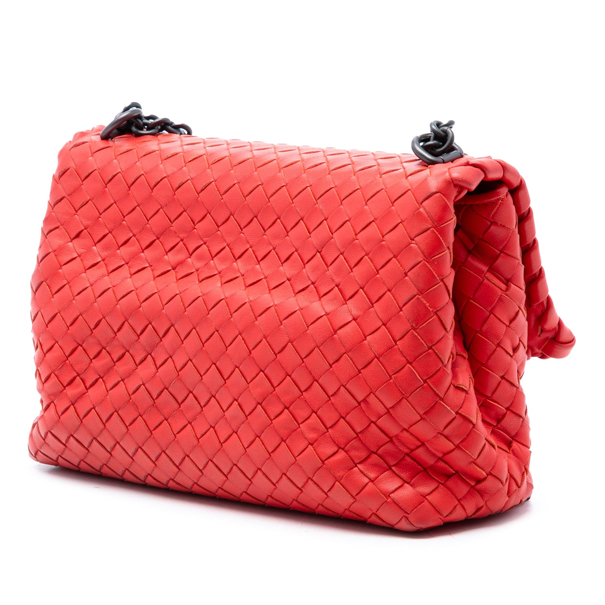 Bottega Veneta Small Nappa Intrecciato Olimpia Shoulder Bag