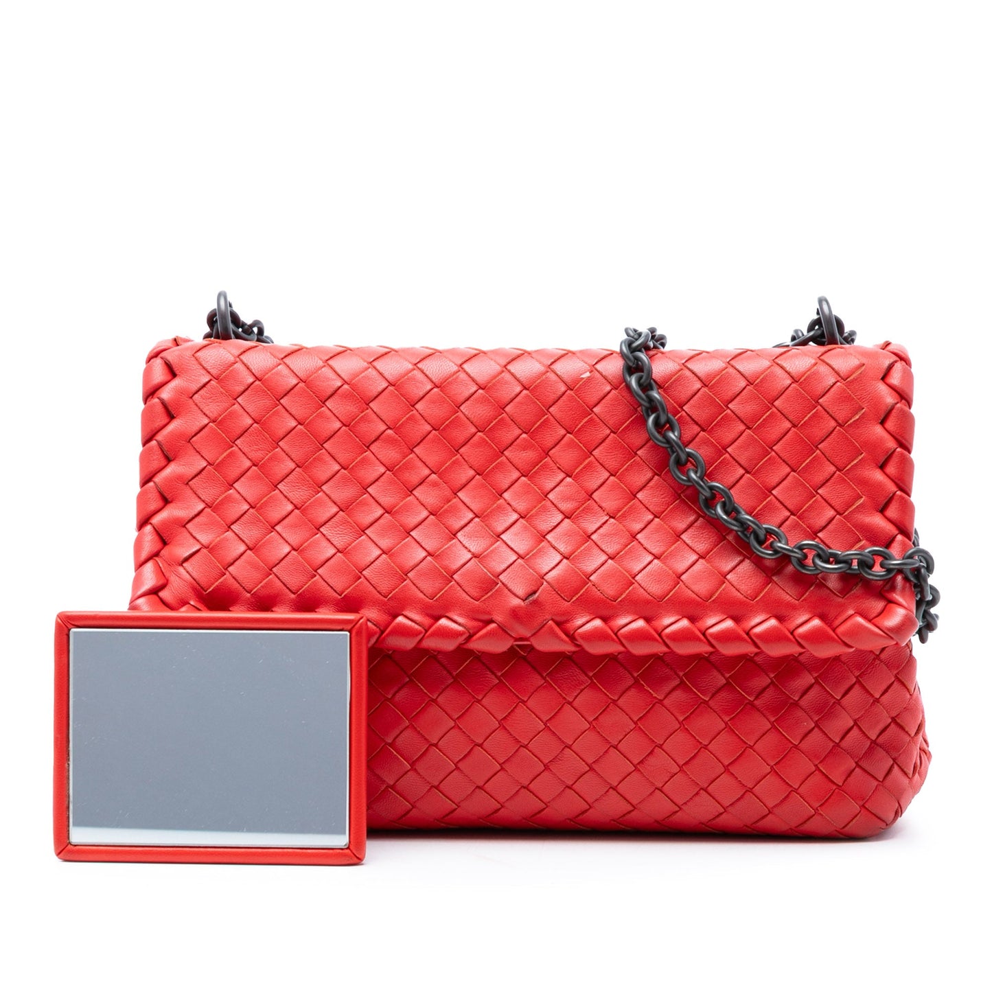 Bottega Veneta Small Nappa Intrecciato Olimpia Shoulder Bag