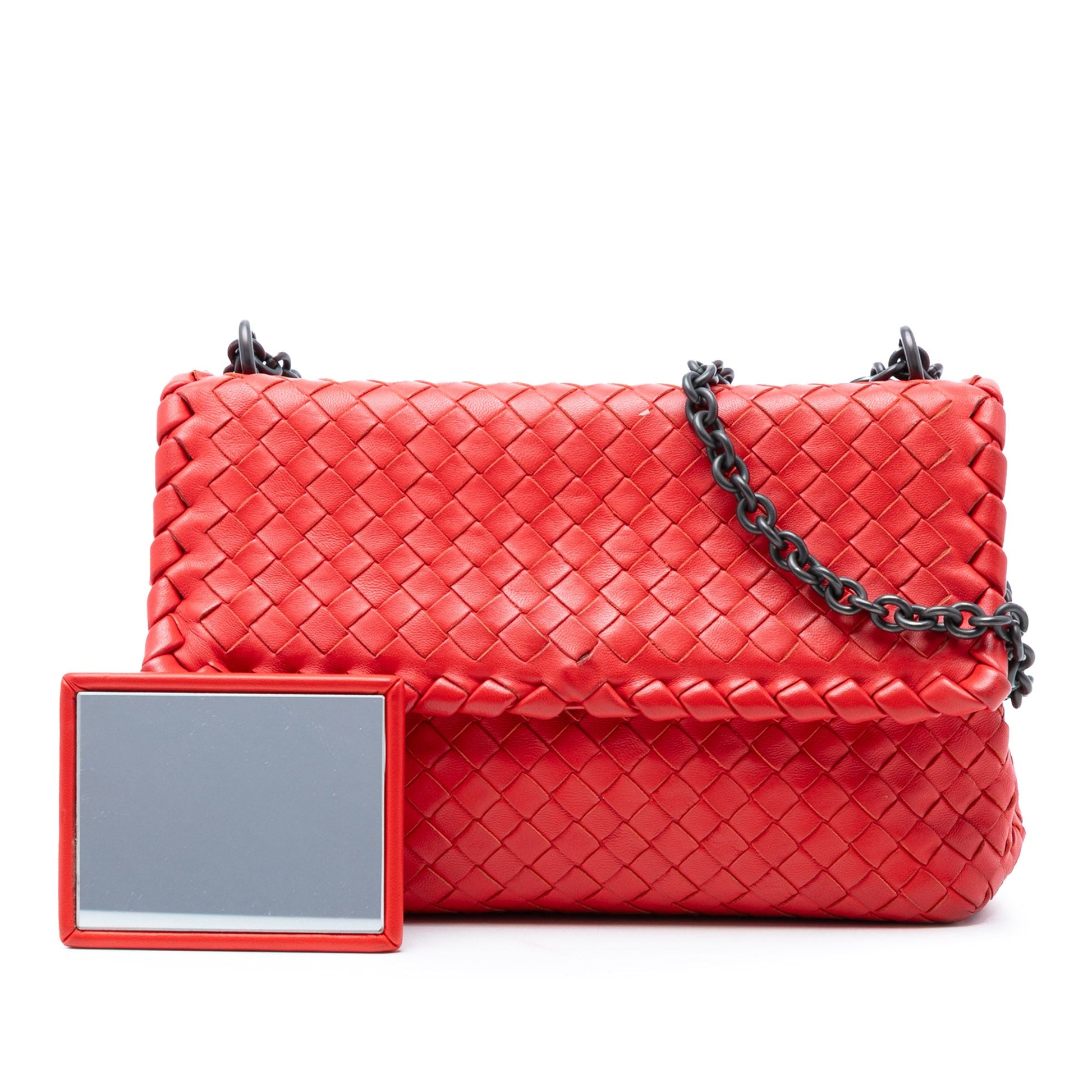 Bottega Veneta Small Nappa Intrecciato Olimpia Shoulder Bag