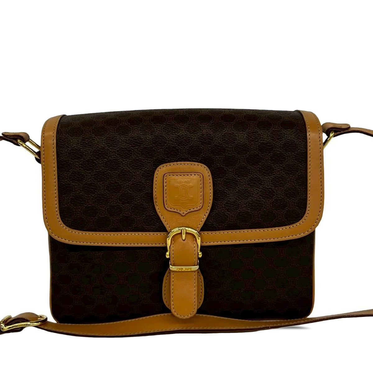 Celine Macadam Coated Canvas Crossbody