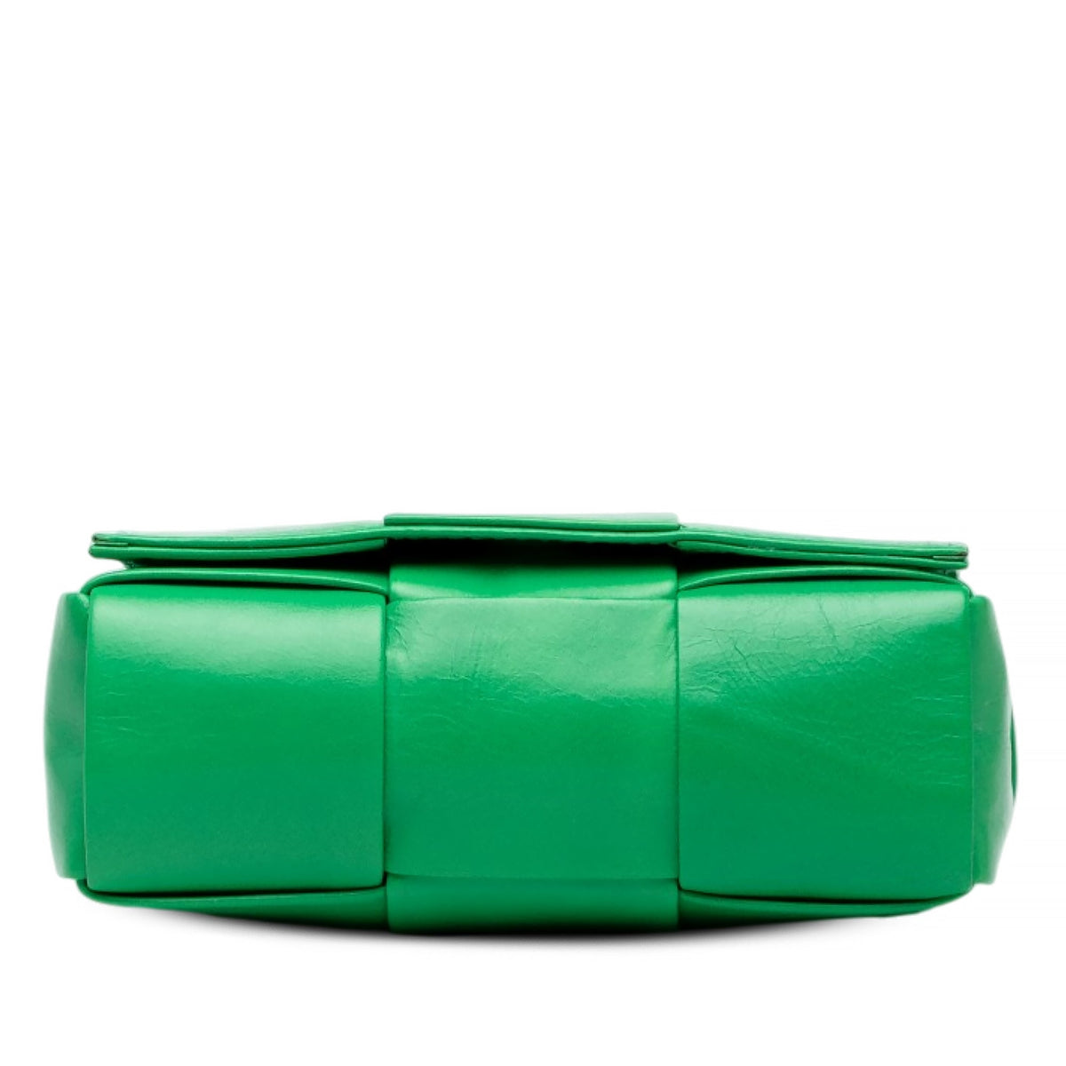 Bottega Veneta Candy Nappa Intrecciato Cassette Crossbody — Green