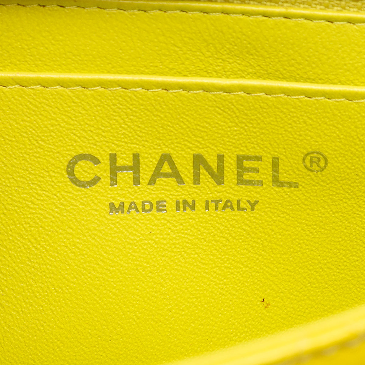Chanel Mini Rectangular Classic Patent Single Flap