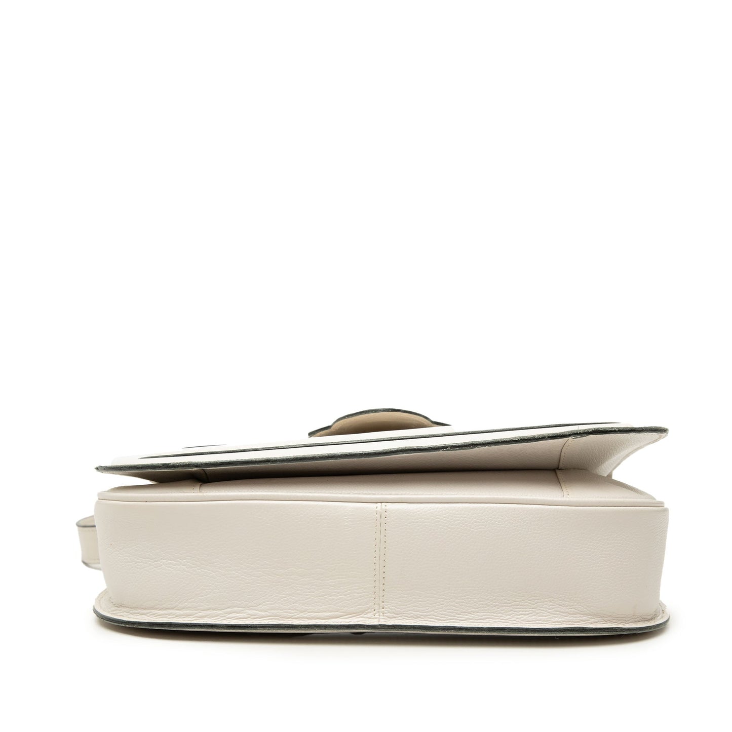 Saint Laurent Embossed Logo Leather Flap Shoulder Bag