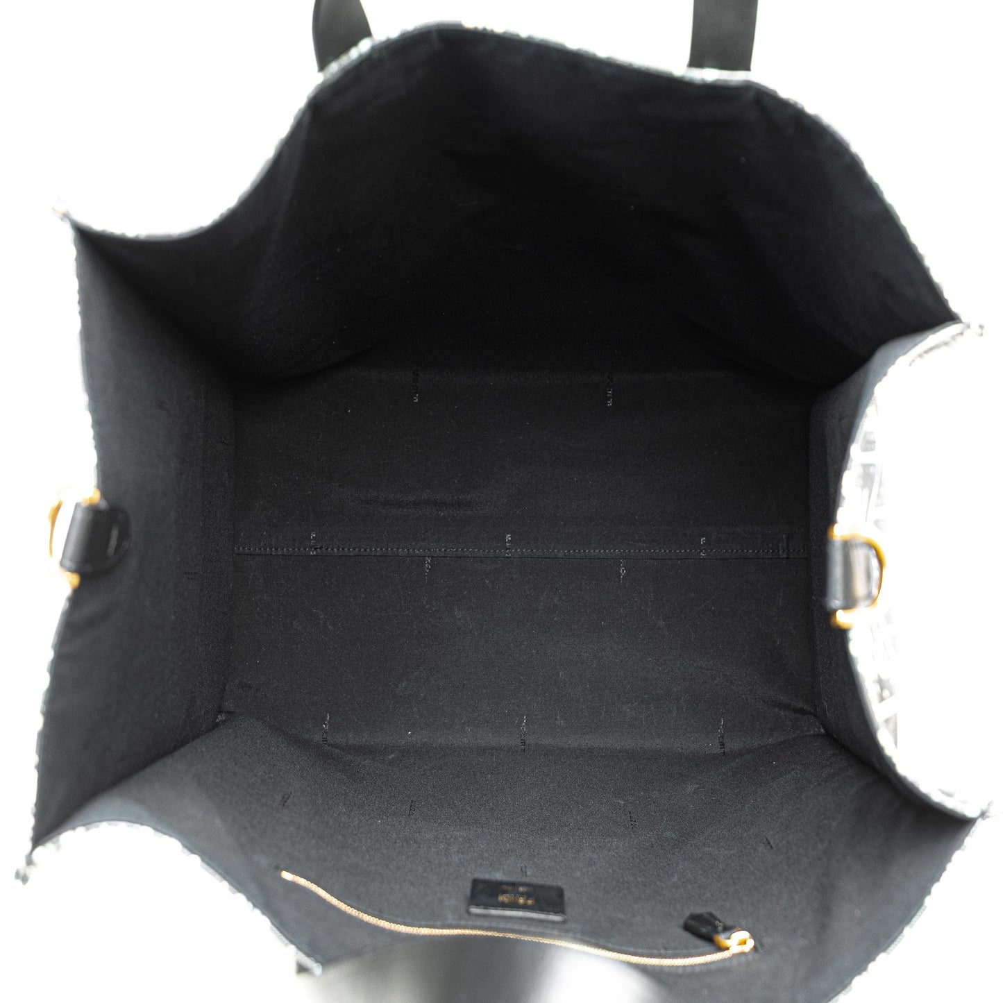 Fendi Joshua Vides Zucca Coated Canvas Cloudy Shopper Satchel