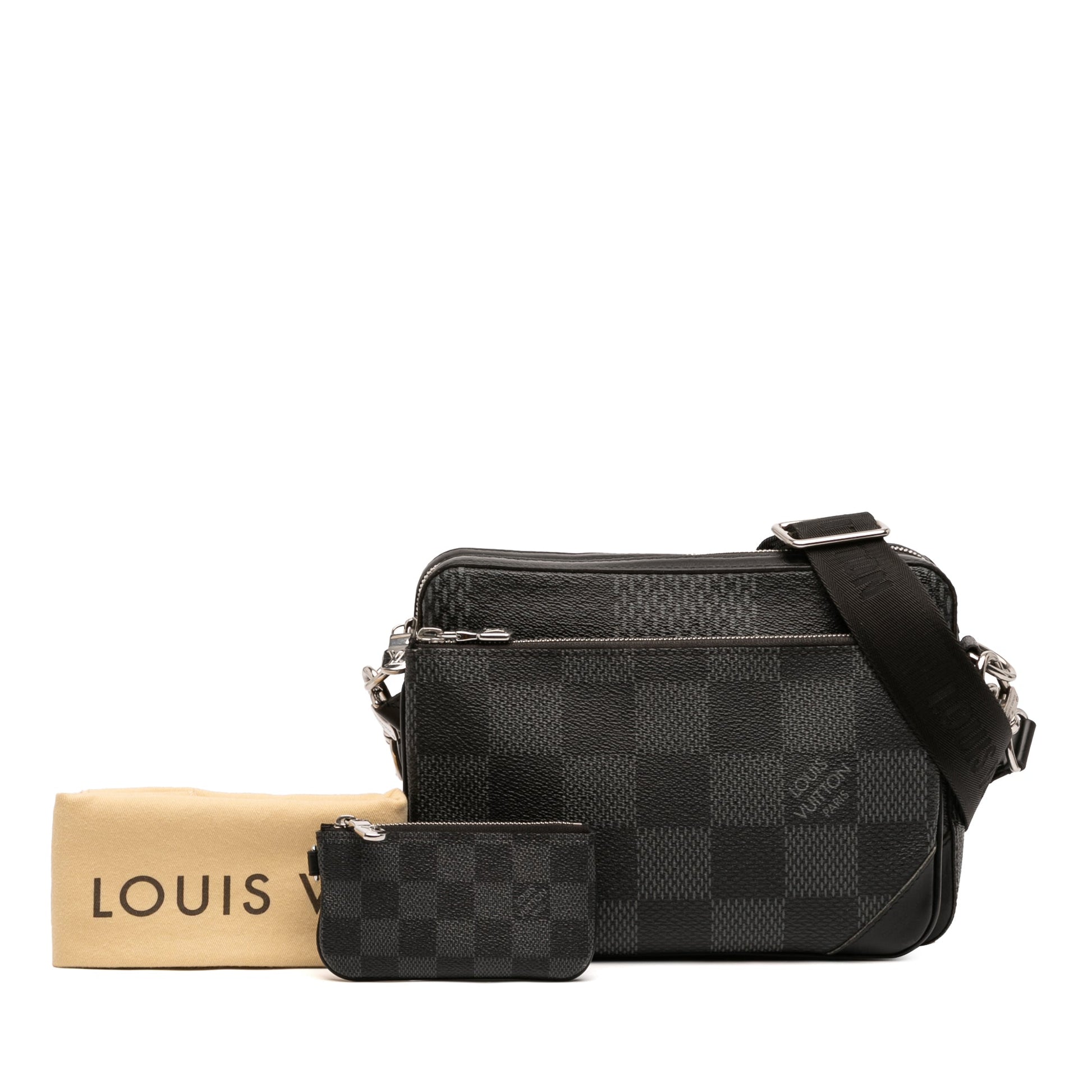 Louis Vuitton Damier Graphite 3D Trio Messenger Bag