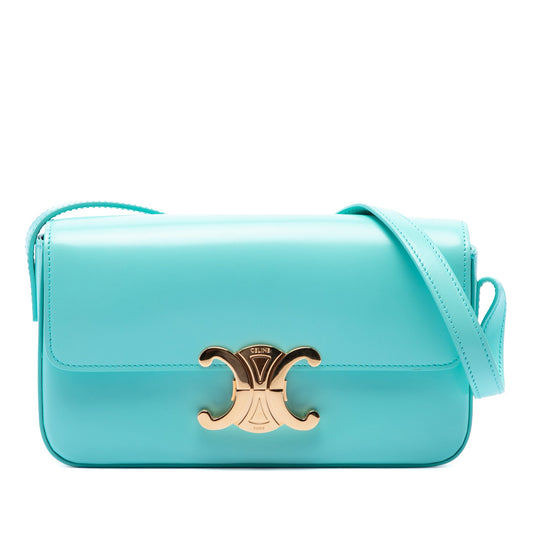 Celine Shiny Calfskin Claude Shoulder Bag