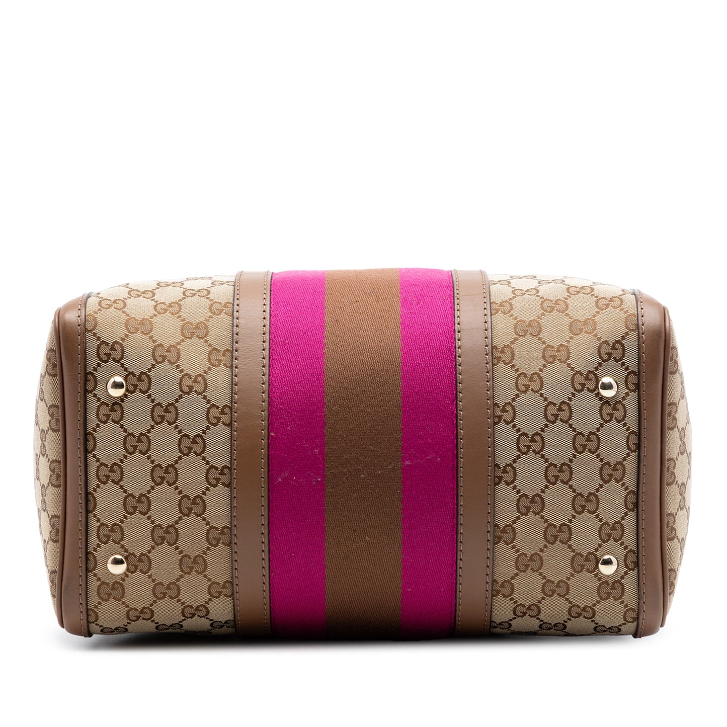 Gucci Medium GG Canvas Web Joy Boston Bag