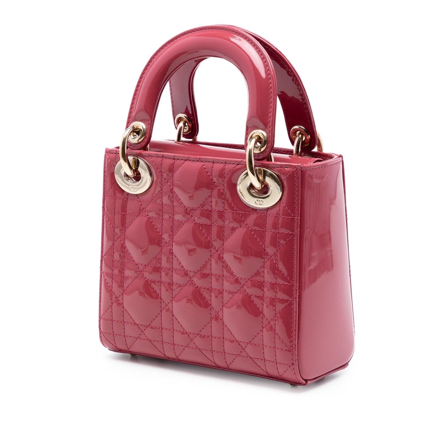 Dior Mini Patent Cannage Lady Dior