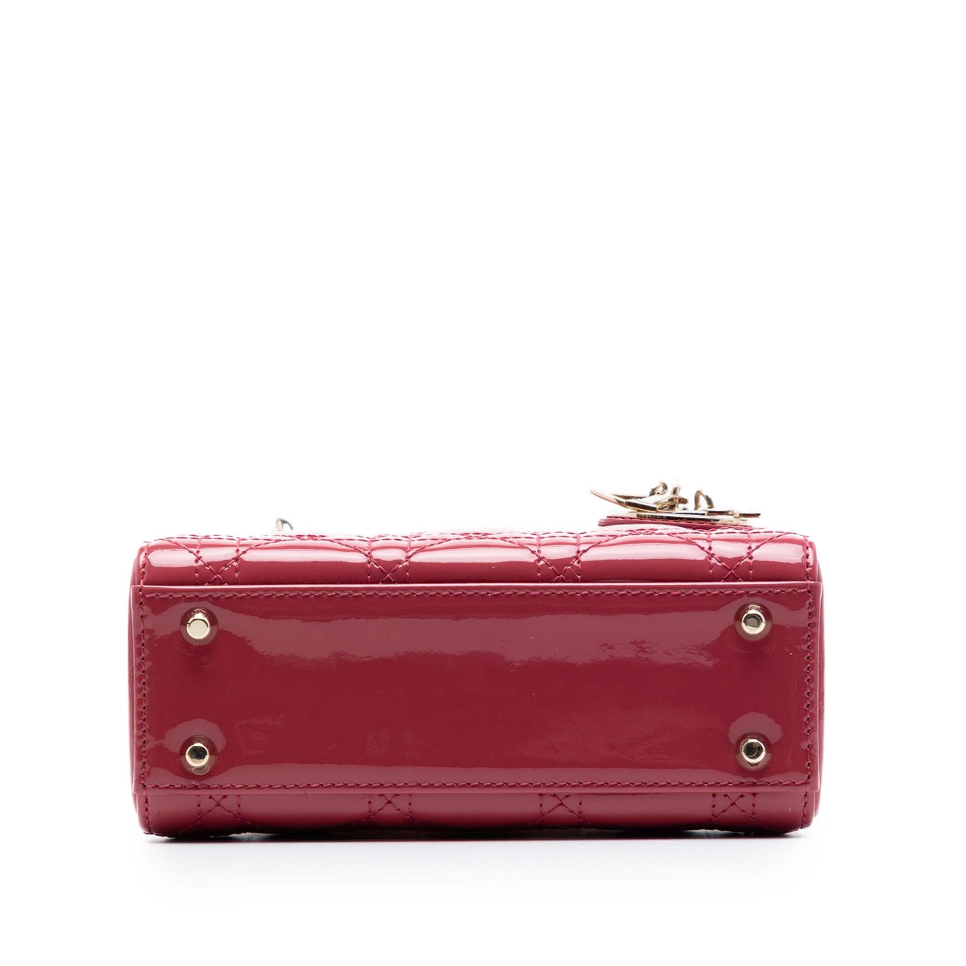 Dior Mini Patent Cannage Lady Dior