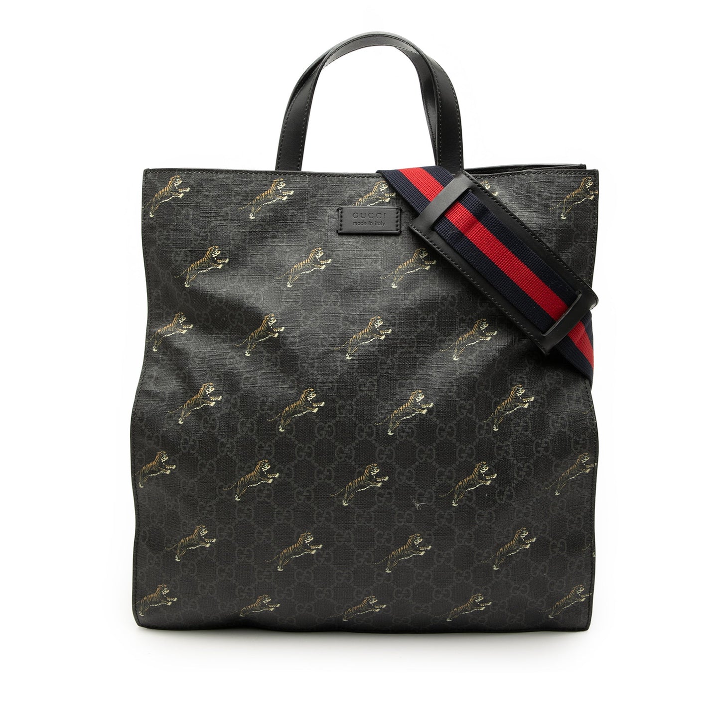 Gucci GG Supreme Tiger Convertible Soft Tote