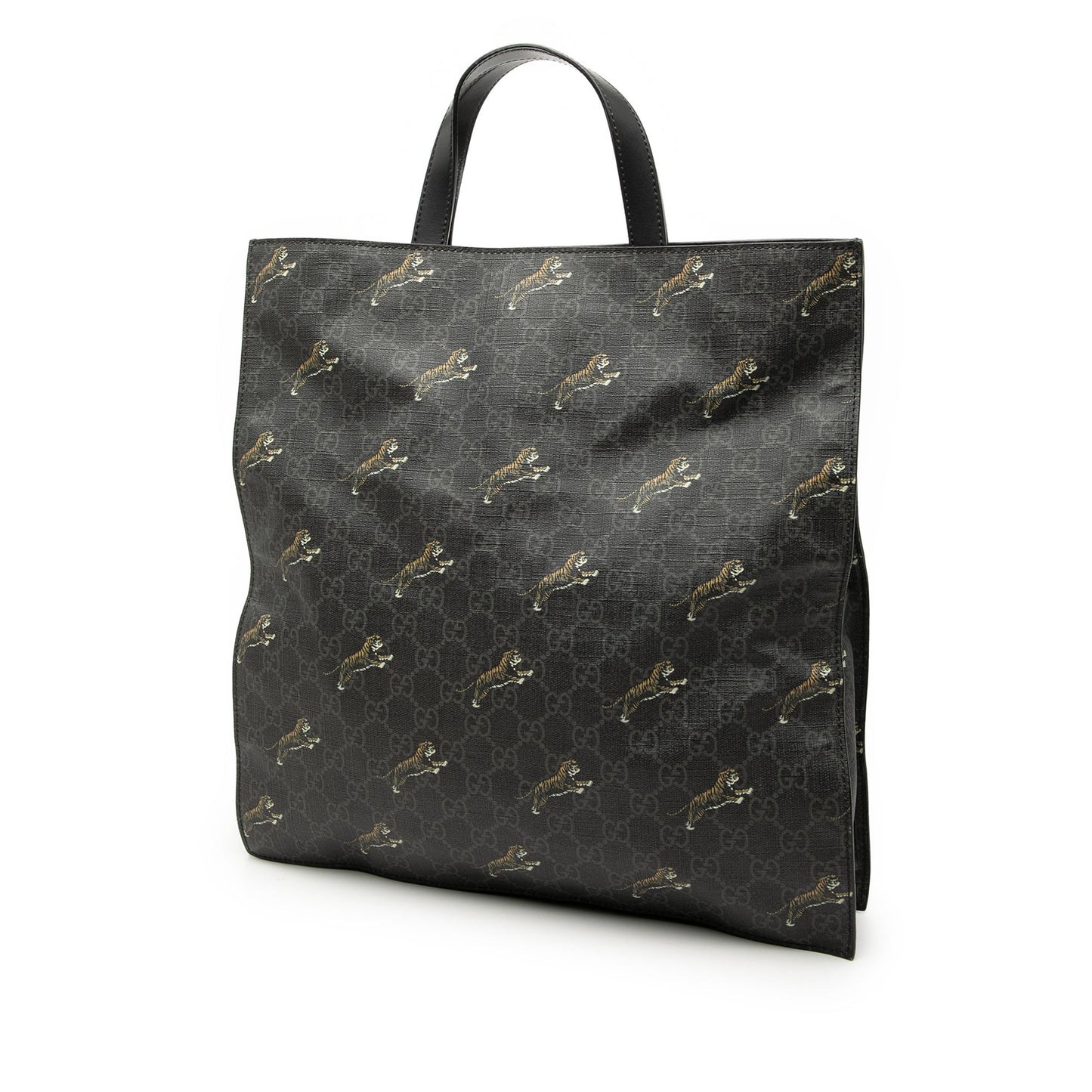 Gucci GG Supreme Tiger Convertible Soft Tote