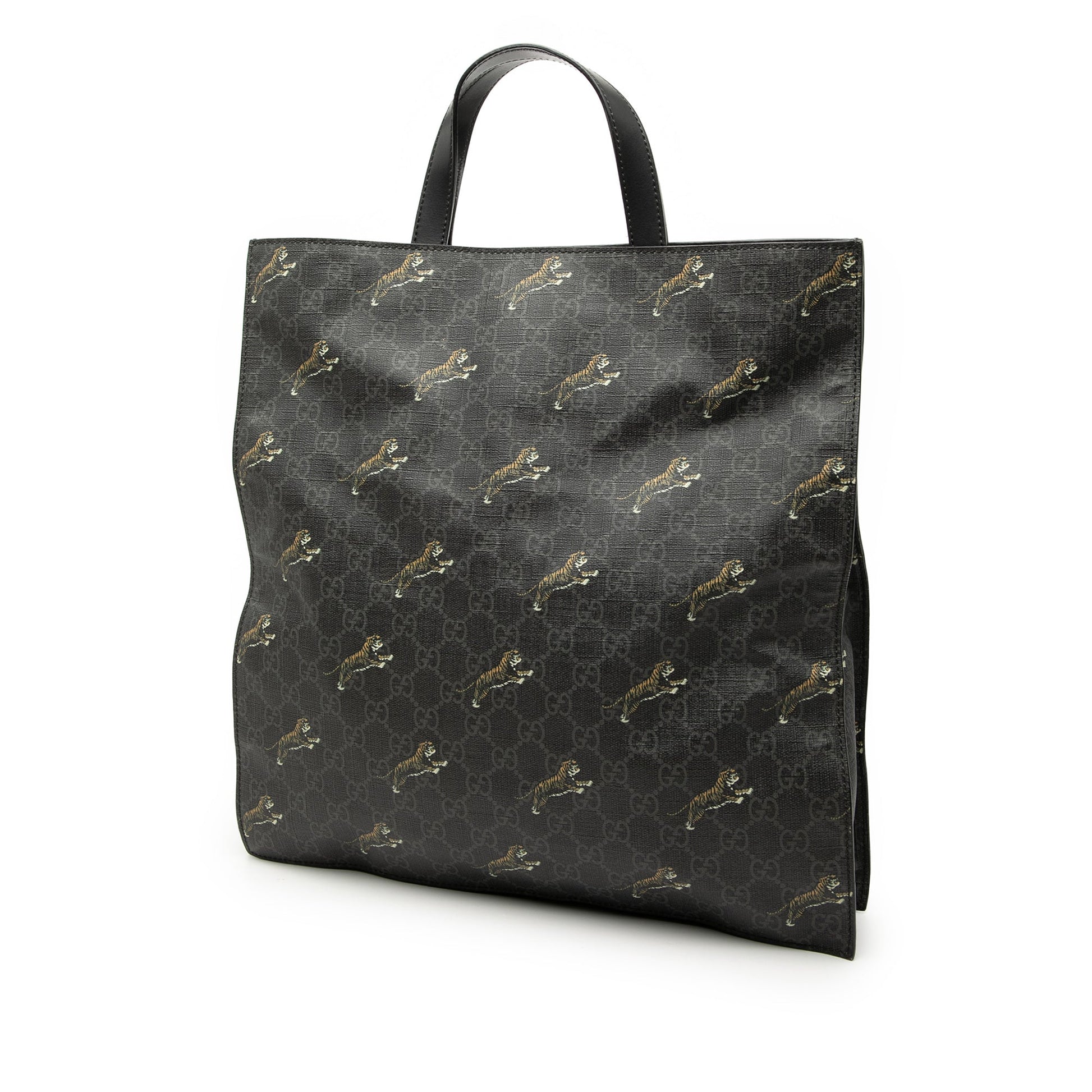 Gucci GG Supreme Tiger Convertible Soft Tote