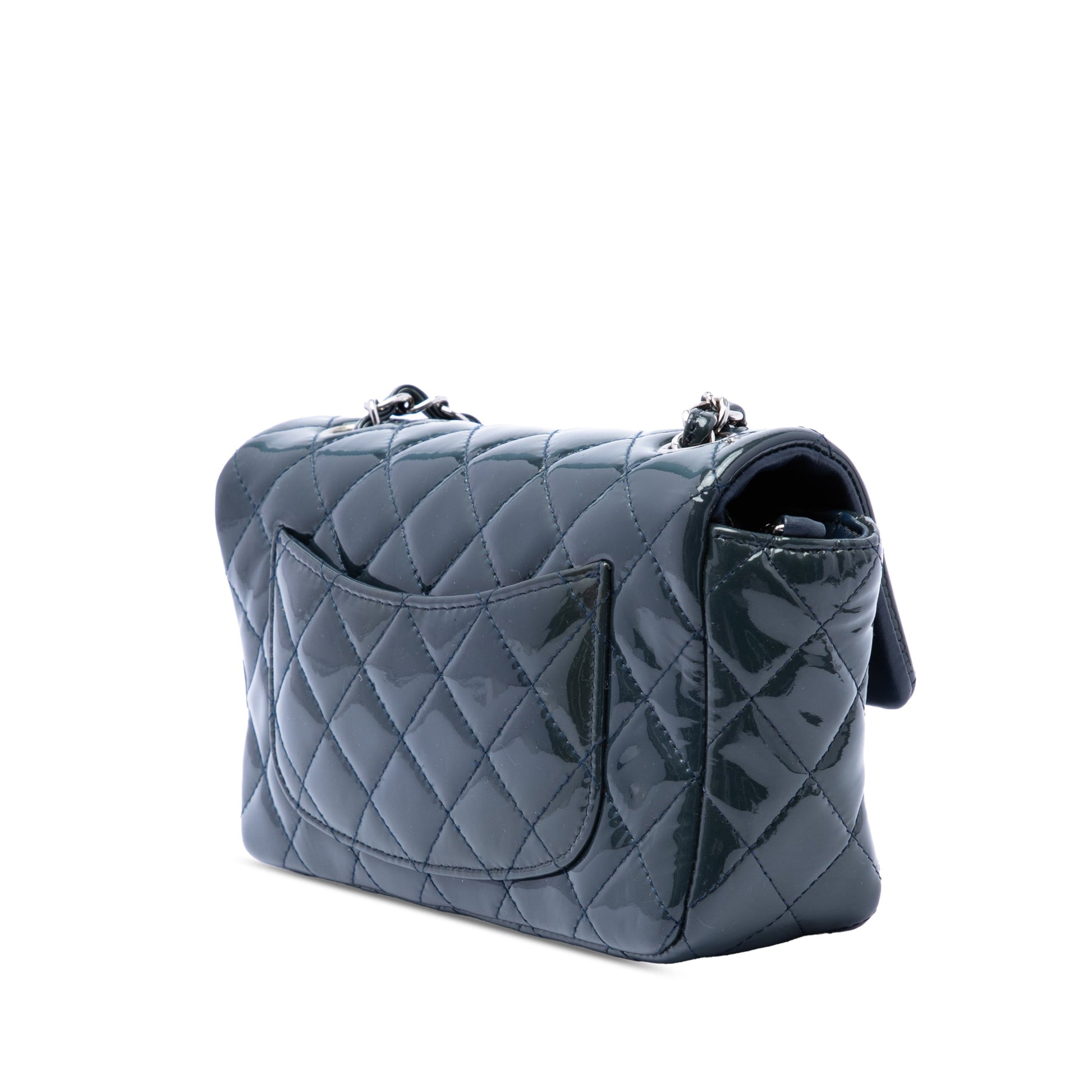Chanel Mini Rectangular Classic Patent Single Flap