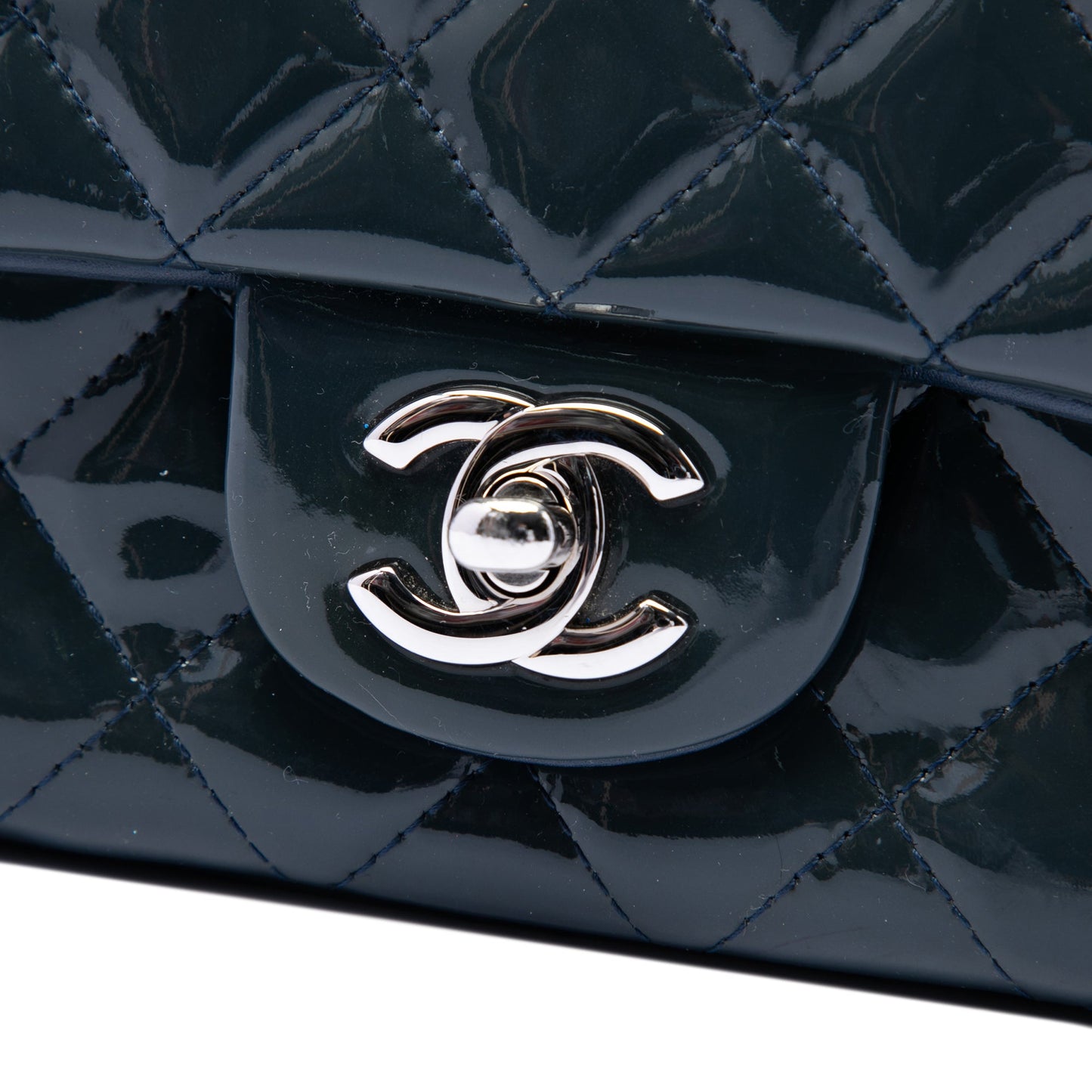 Chanel Mini Rectangular Classic Patent Single Flap