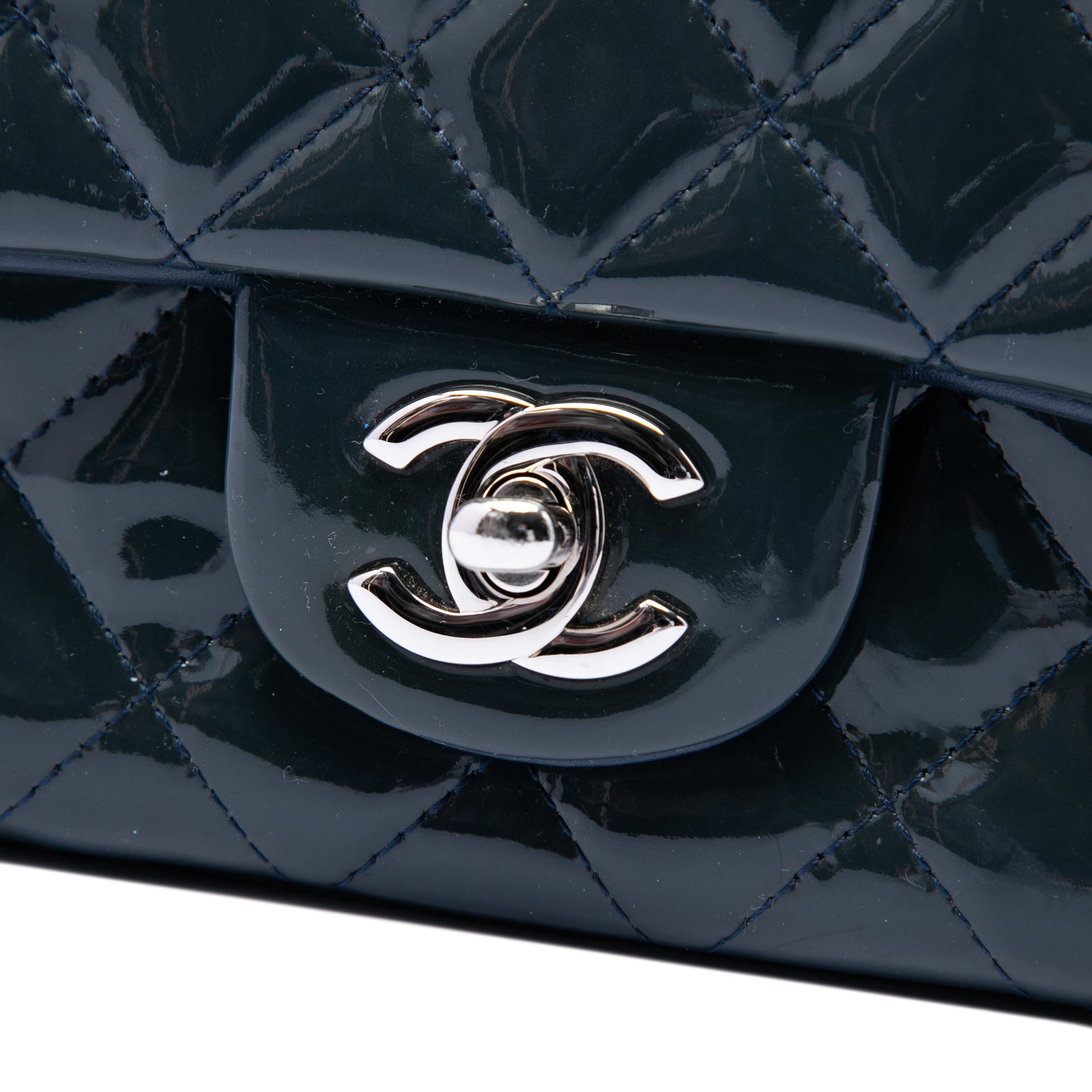 Chanel Mini Rectangular Classic Patent Single Flap
