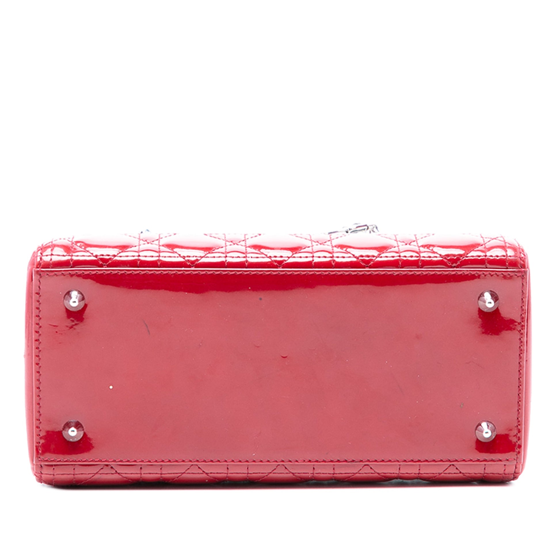 Dior Medium Patent Cannage Lady Dior