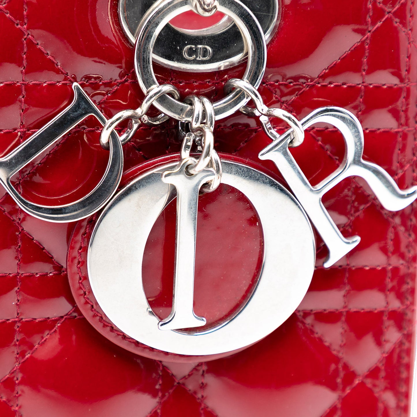 Dior Medium Patent Cannage Lady Dior