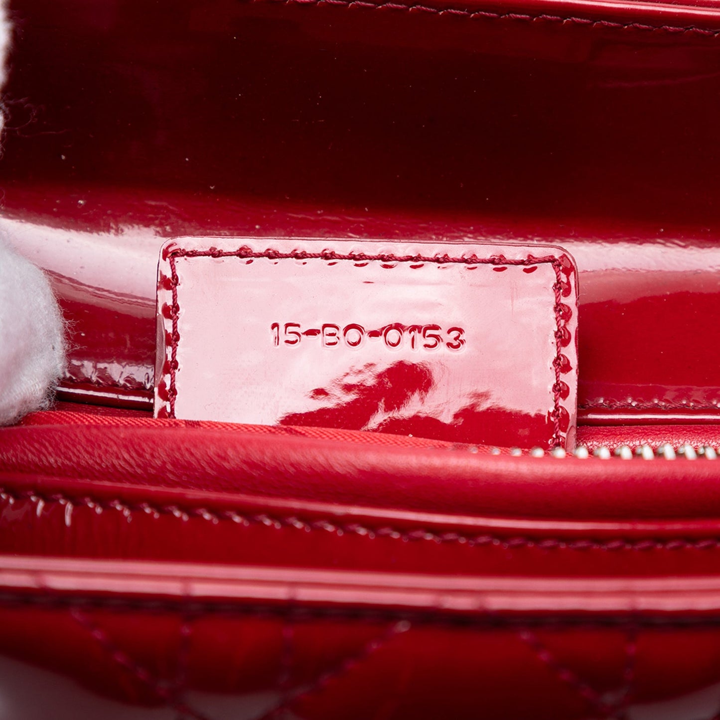 Dior Medium Patent Cannage Lady Dior