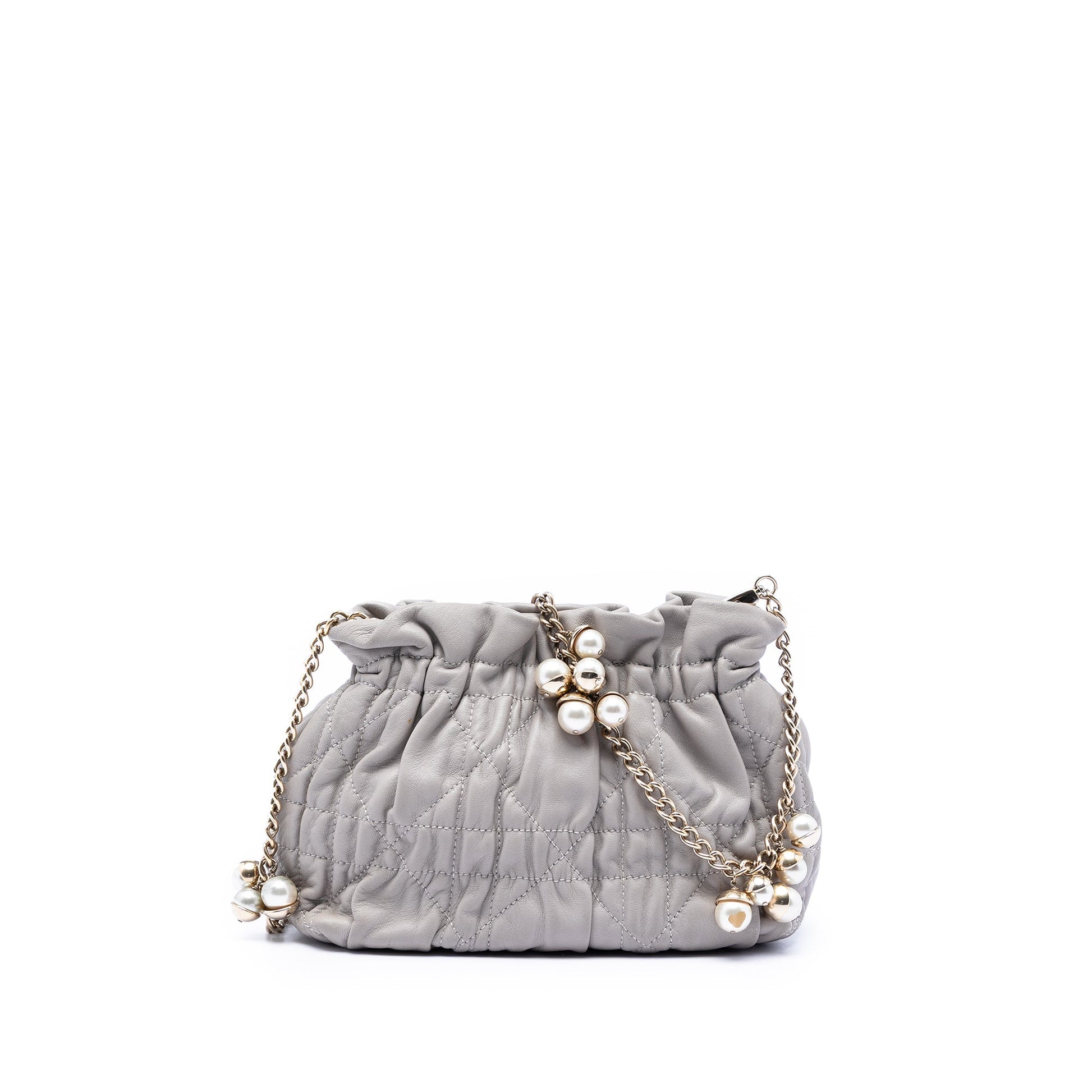 Dior Mini Lambskin Cannage Gaufre Delices Bag