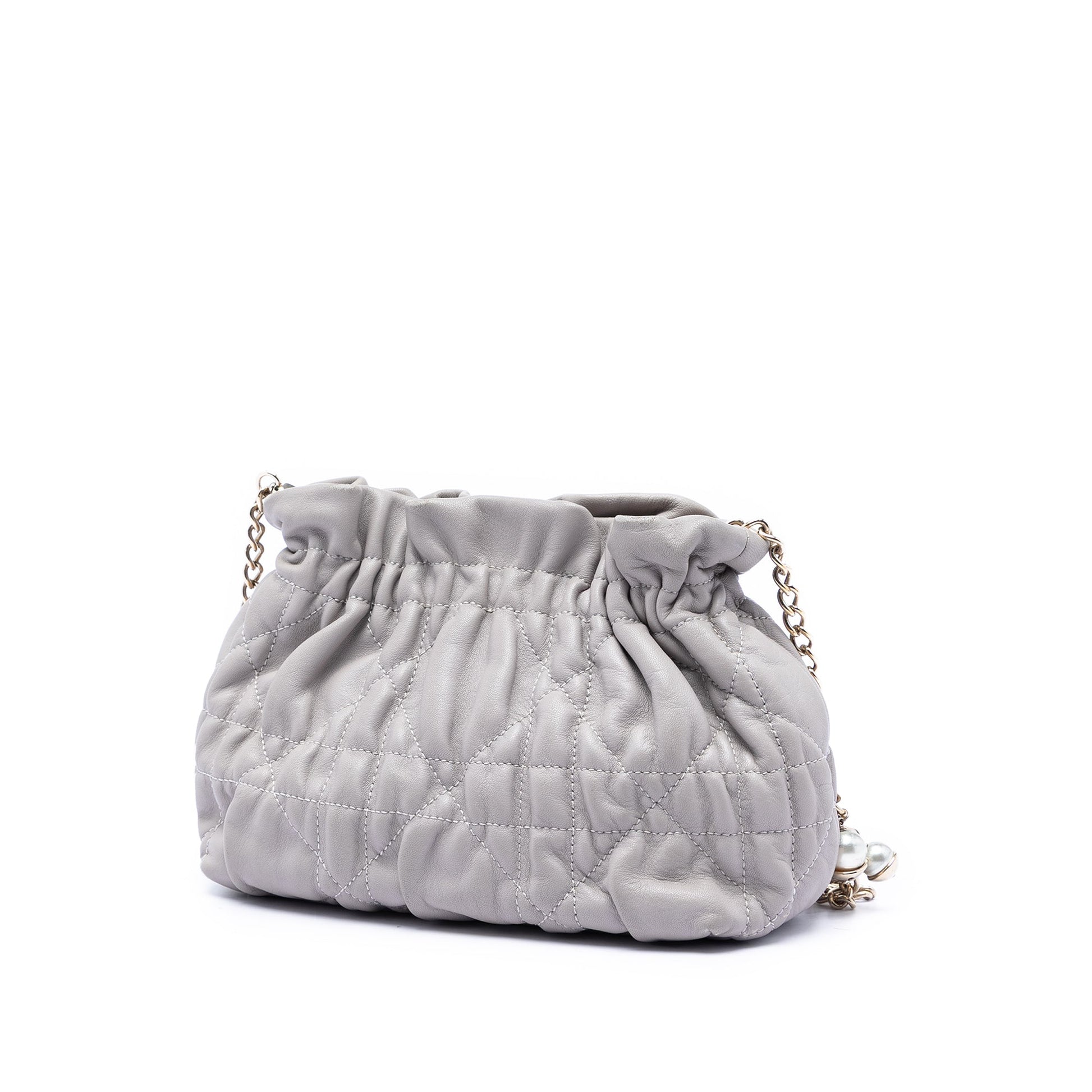 Dior Mini Lambskin Cannage Gaufre Delices Bag