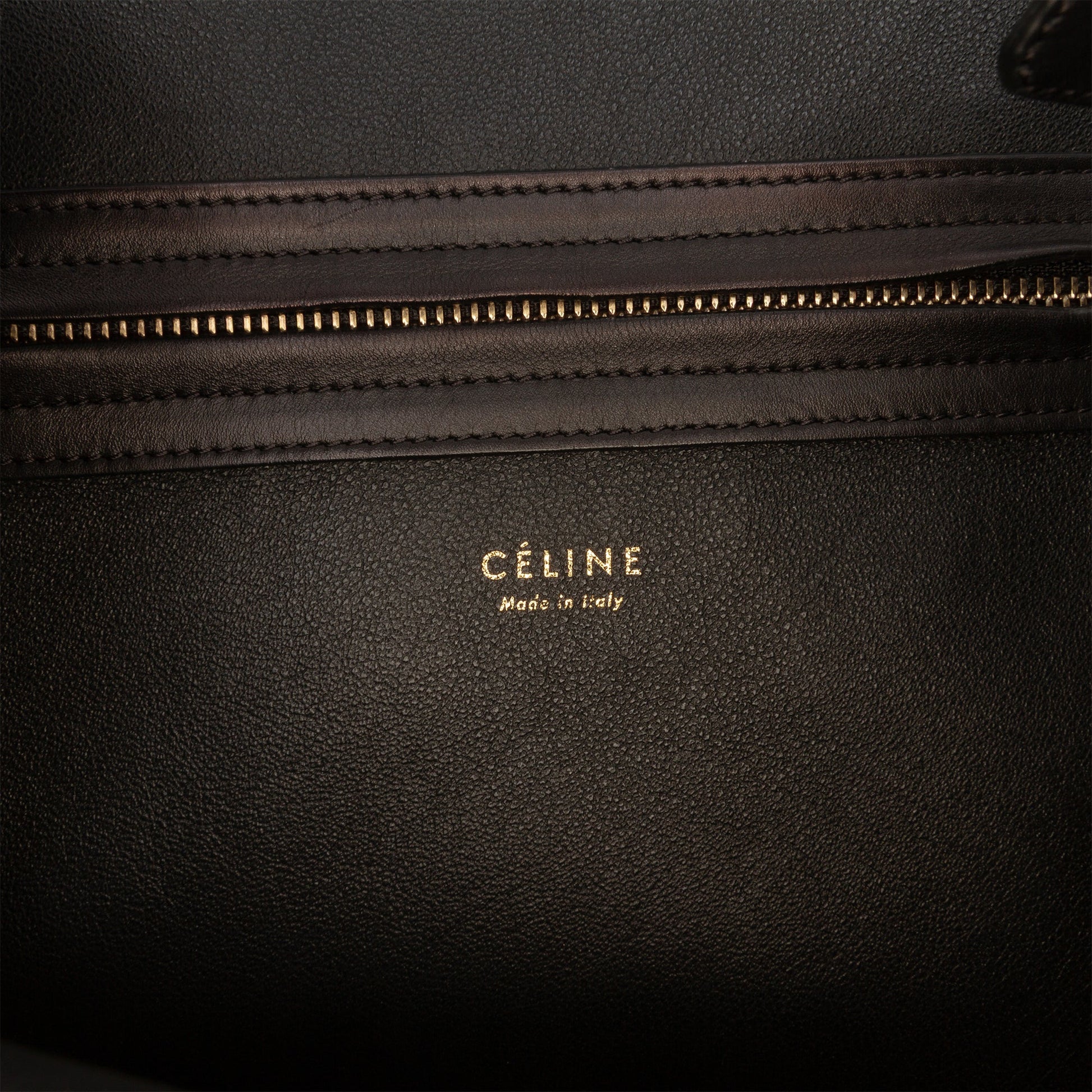Celine Medium Gingham Raffia Luggage Phantom Tote