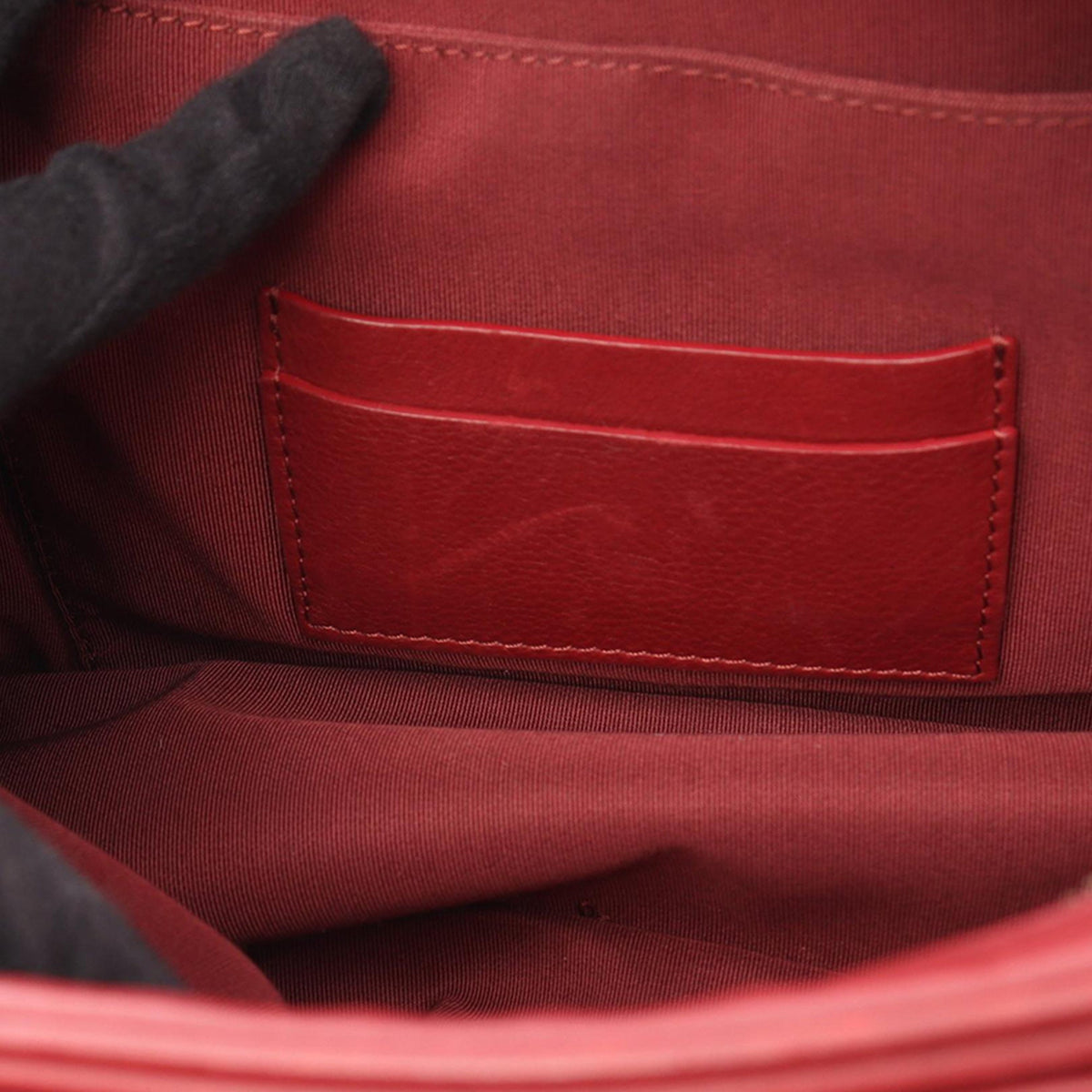 Chanel CC Quilted Calfskin Top Handle Bag