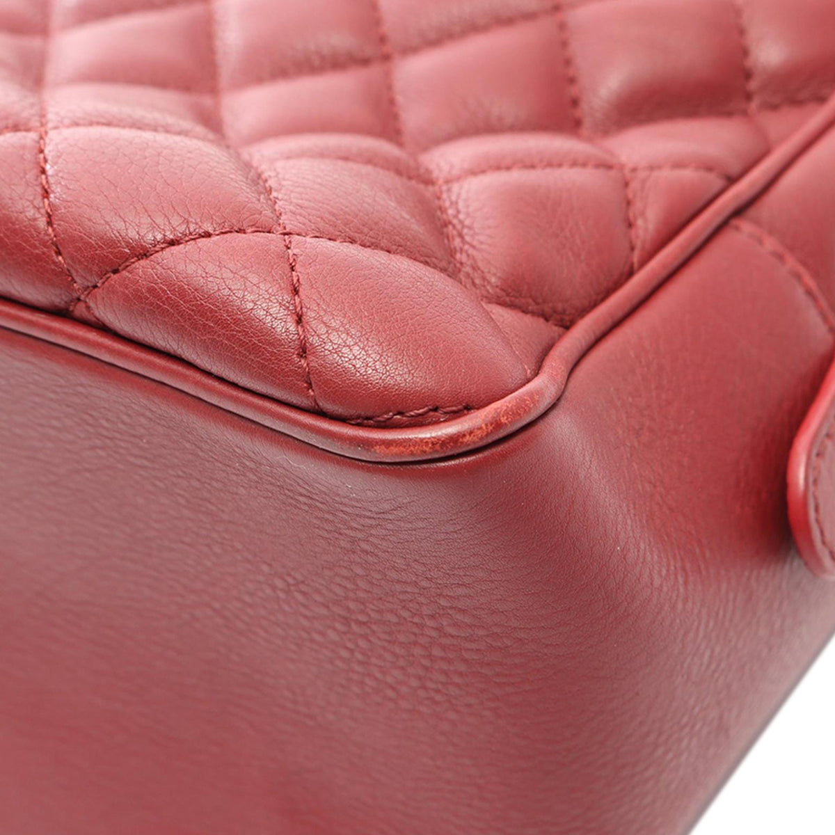 Chanel CC Quilted Calfskin Top Handle Bag