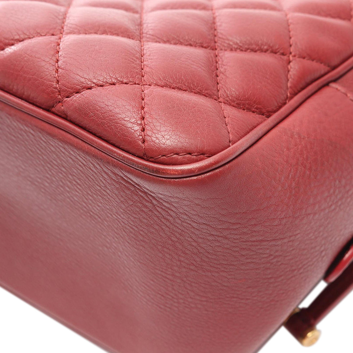 Chanel CC Quilted Calfskin Top Handle Bag