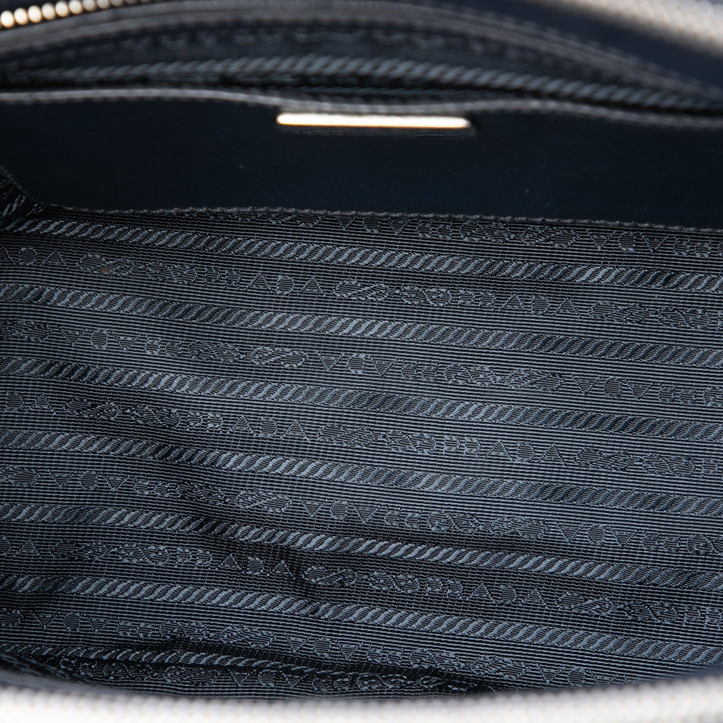 Prada Small Tessuto and City Calf Hand Stitched Galleria Double Zip Satchel