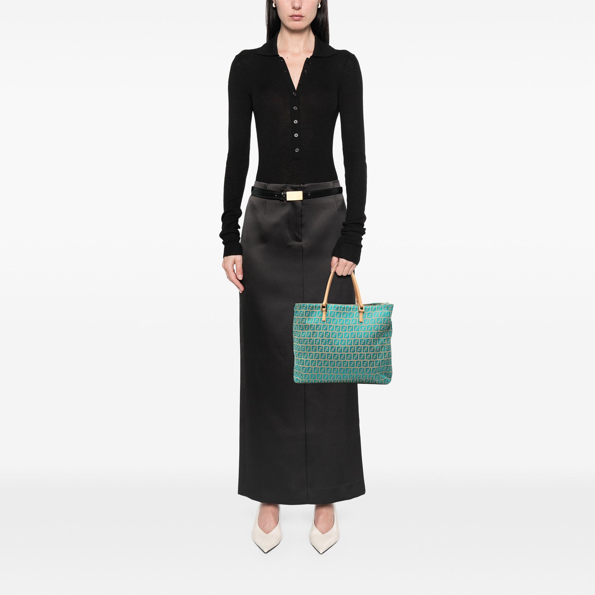 Fendi Zucchino Canvas Tote